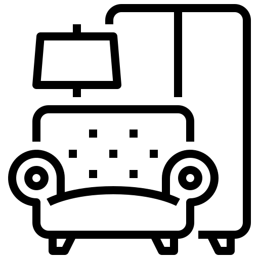Möbliert